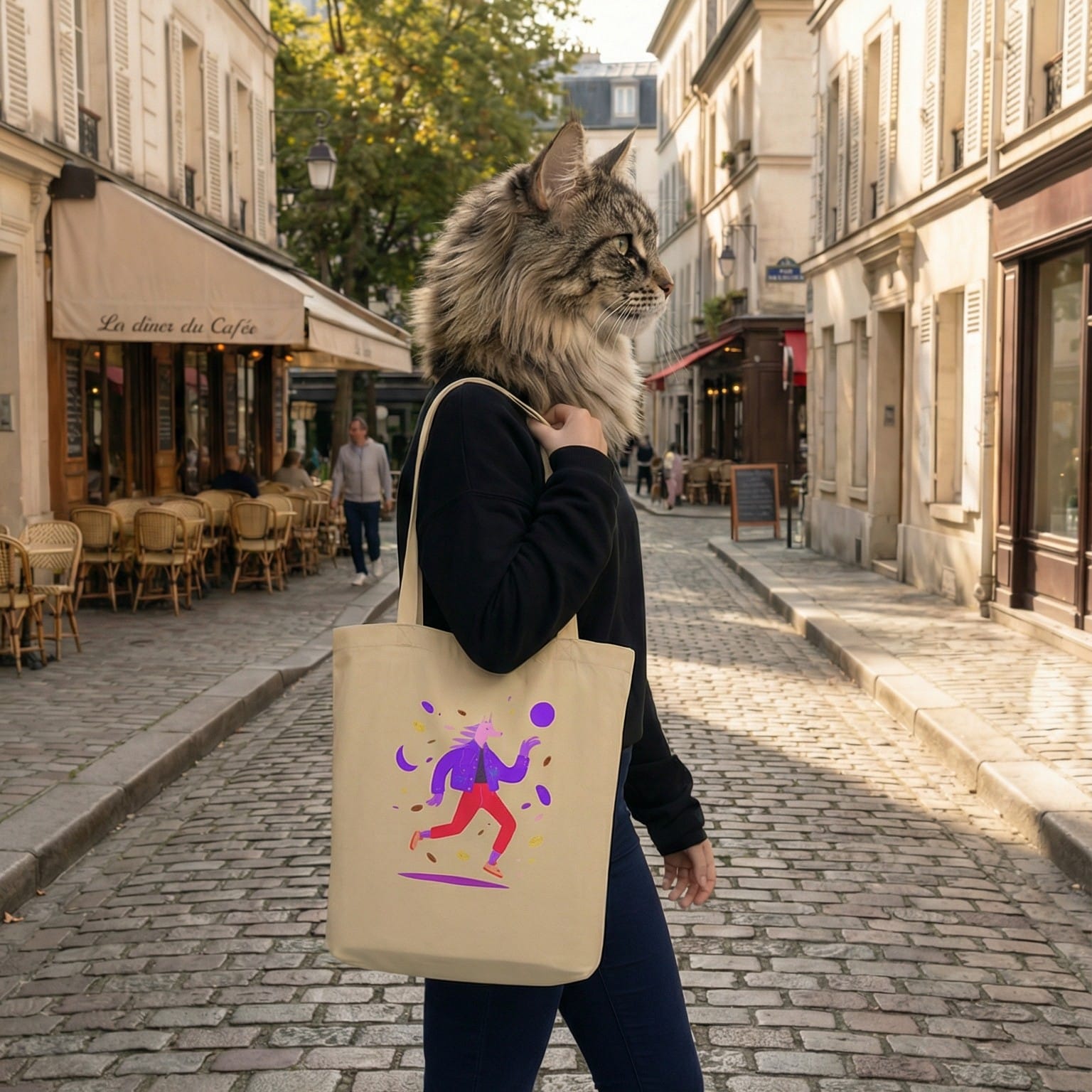 UNIQORNIA Eco Tote Bag - Spin Dancer