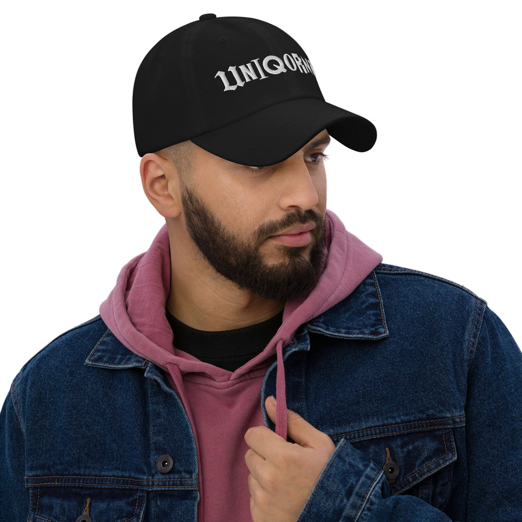 UNIQORNIA Dad hat - Uniqornia Wordmark White