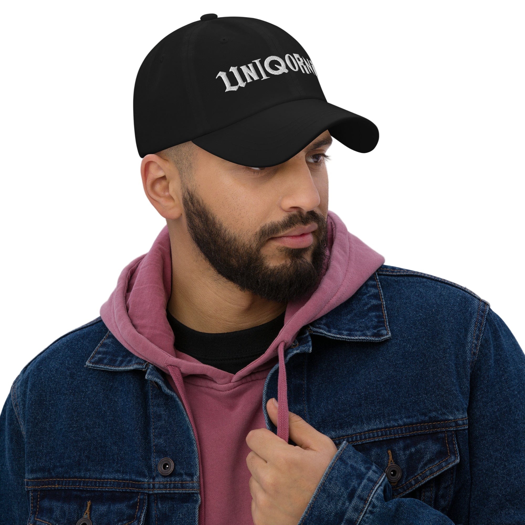 UNIQORNIA Dad hat - Uniqornia Wordmark White