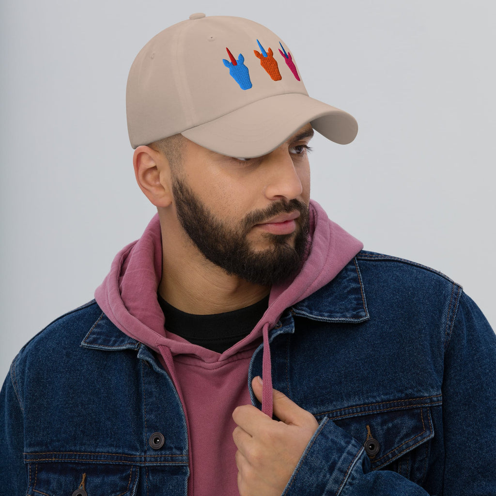 UNIQORNIA Dad hat - Three Unicorns