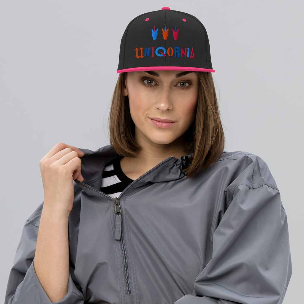 UNIQORNIA Snapback Hat - Uniqornia Multimark