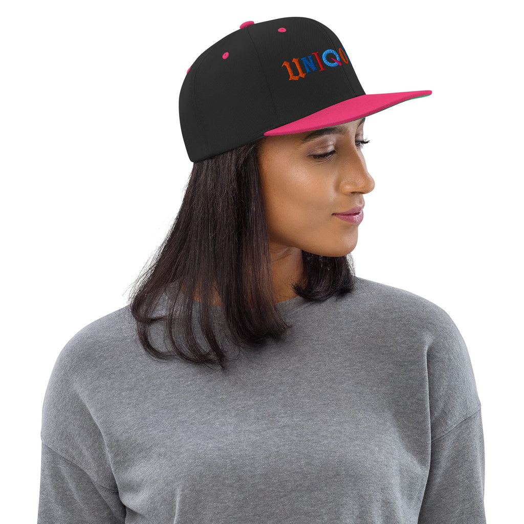 UNIQORNIA Snapback Hat - Uniqornia Wordmark