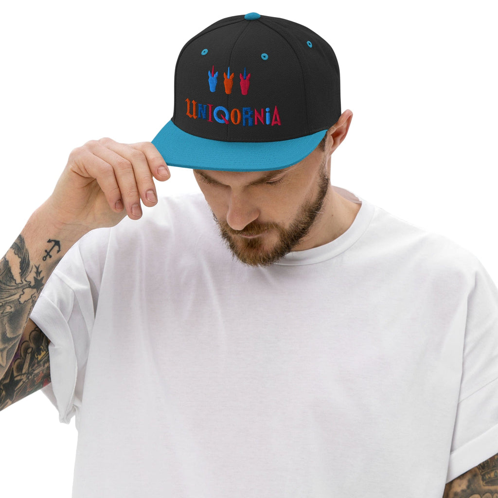 UNIQORNIA Snapback Hat - Uniqornia Multimark