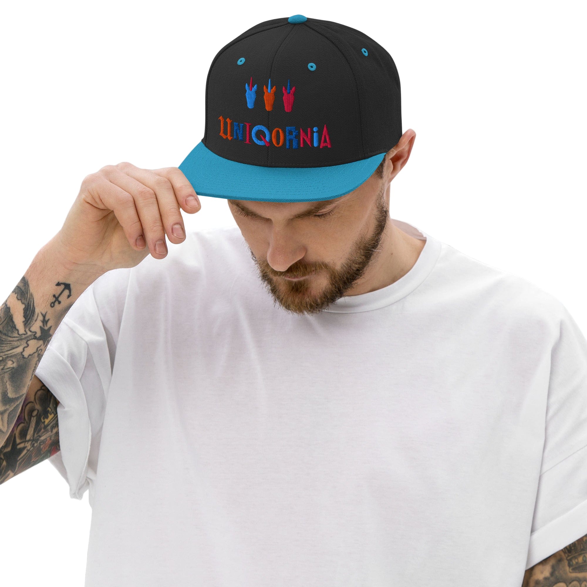 UNIQORNIA Snapback Hat - Uniqornia Multimark