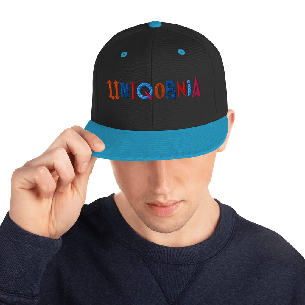 UNIQORNIA Snapback Hat - Uniqornia Wordmark