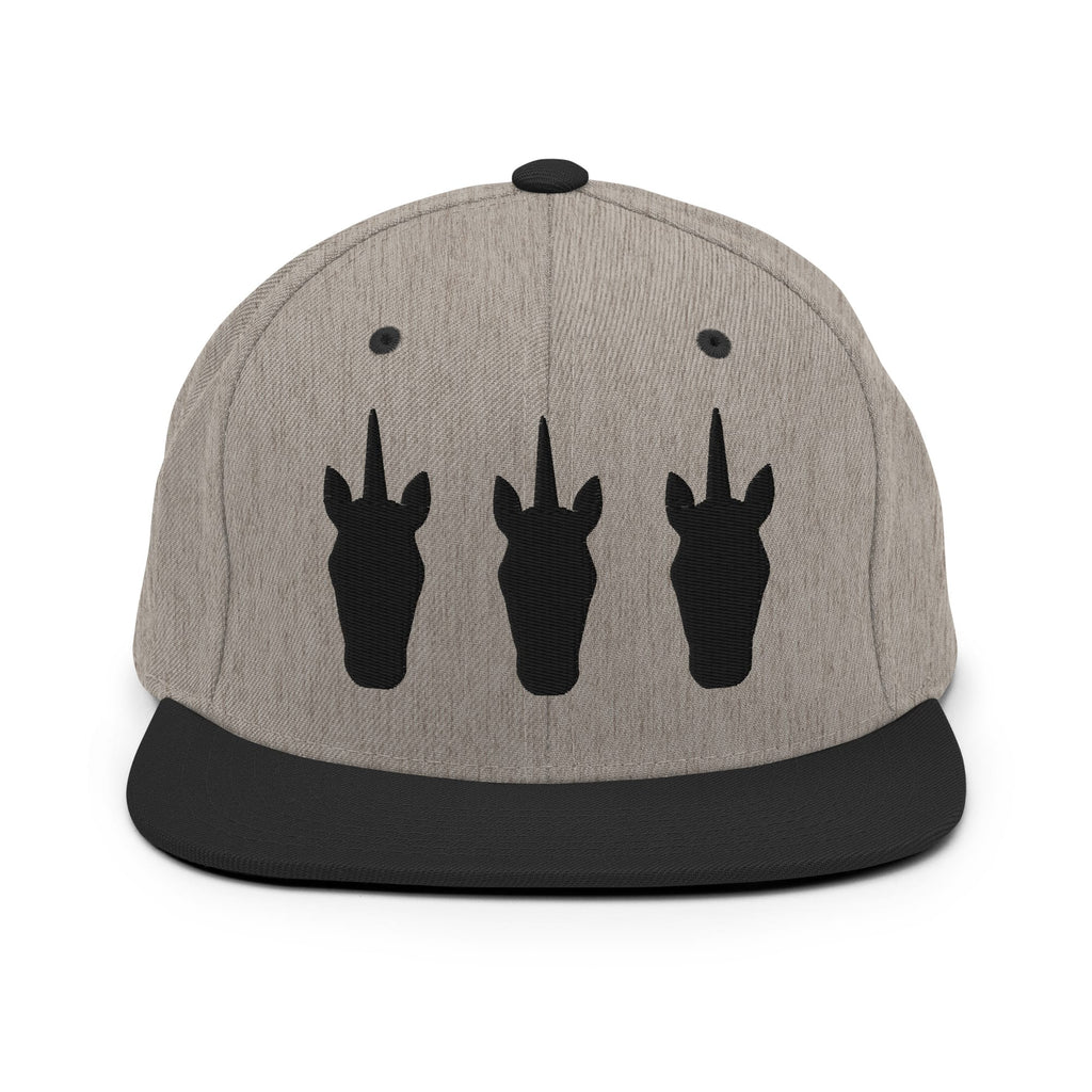 UNIQORNIA Snapback Hat - Three Dark Unicorns 9290684_7837