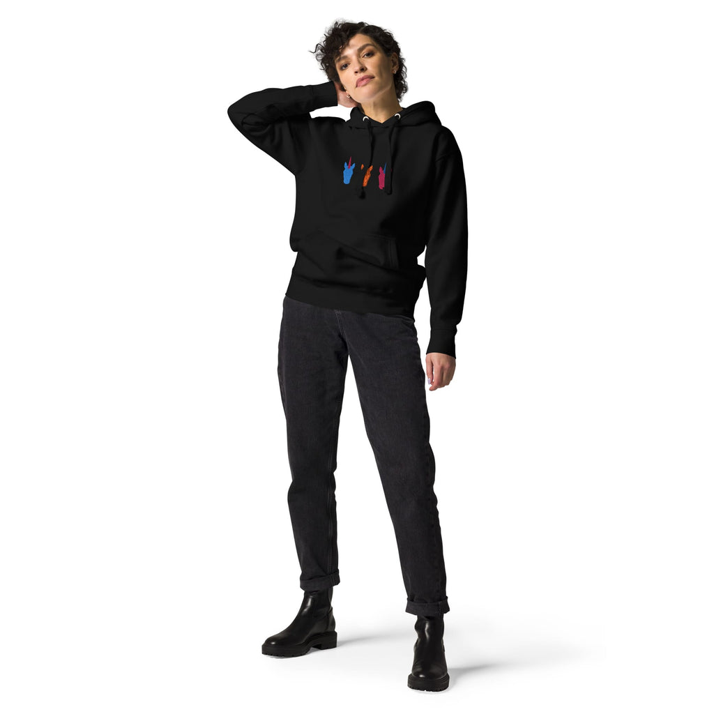 UNIQORNIA Unisex Hoodie - Three Unicorns