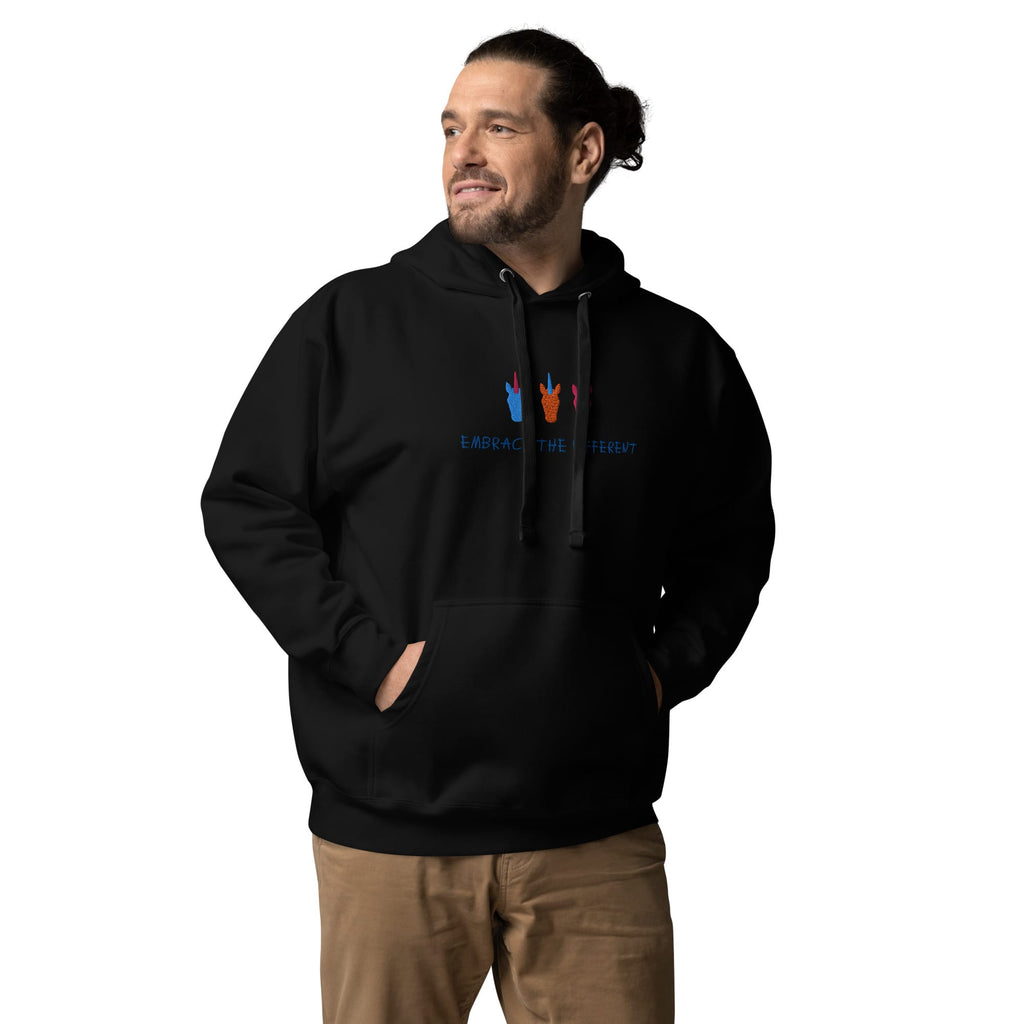 UNIQORNIA Unisex Hoodie - Unicorns Embrace the Different