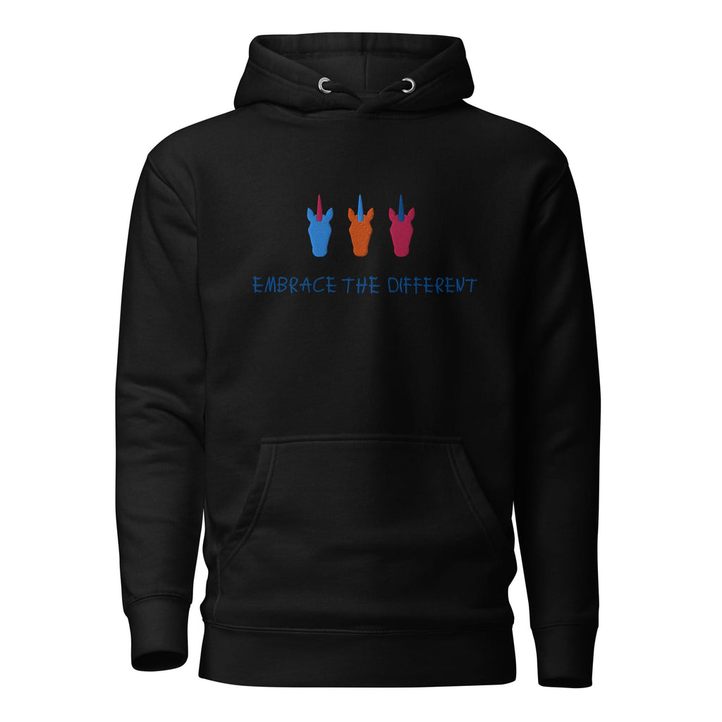 UNIQORNIA Unisex Hoodie - Unicorns Embrace the Different 6745997_10779