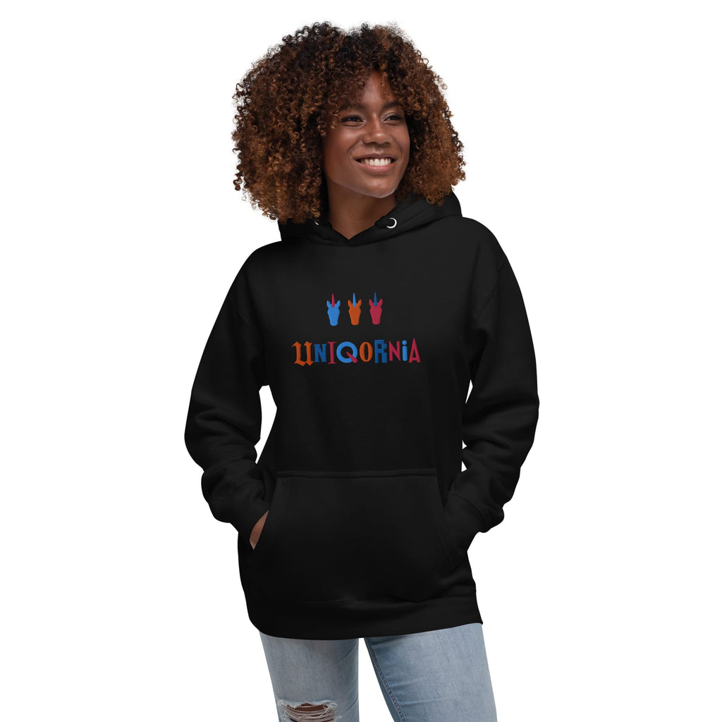 UNIQORNIA Unisex Hoodie - Uniqornia Multimark