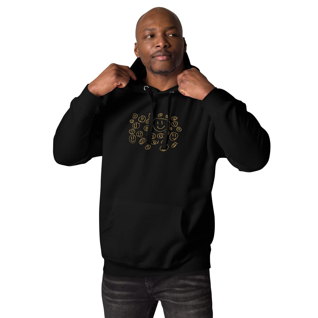 UNIQORNIA Unisex Hoodie - Golden Smileys