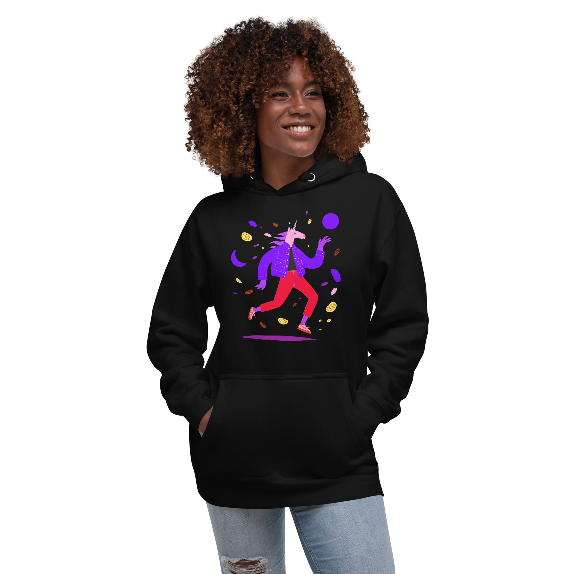 UNIQORNIA Unisex Hoodie - Spin Dancer