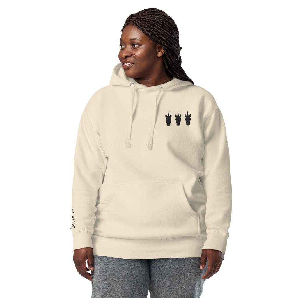 UNIQORNIA Unisex Hoodie - Three Dark Unicorns