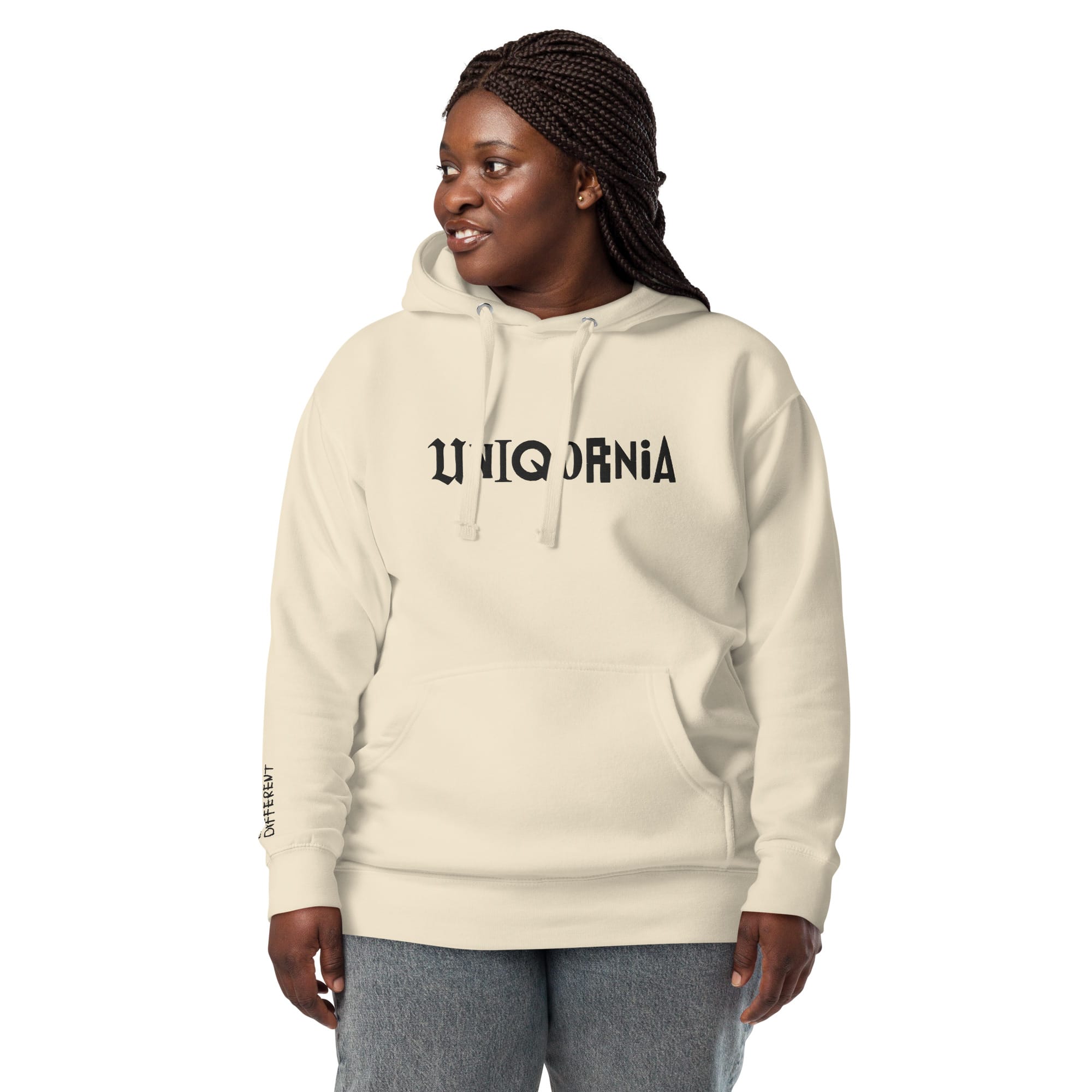 UNIQORNIA Unisex Hoodie - Uniqornia Wordmark Dark