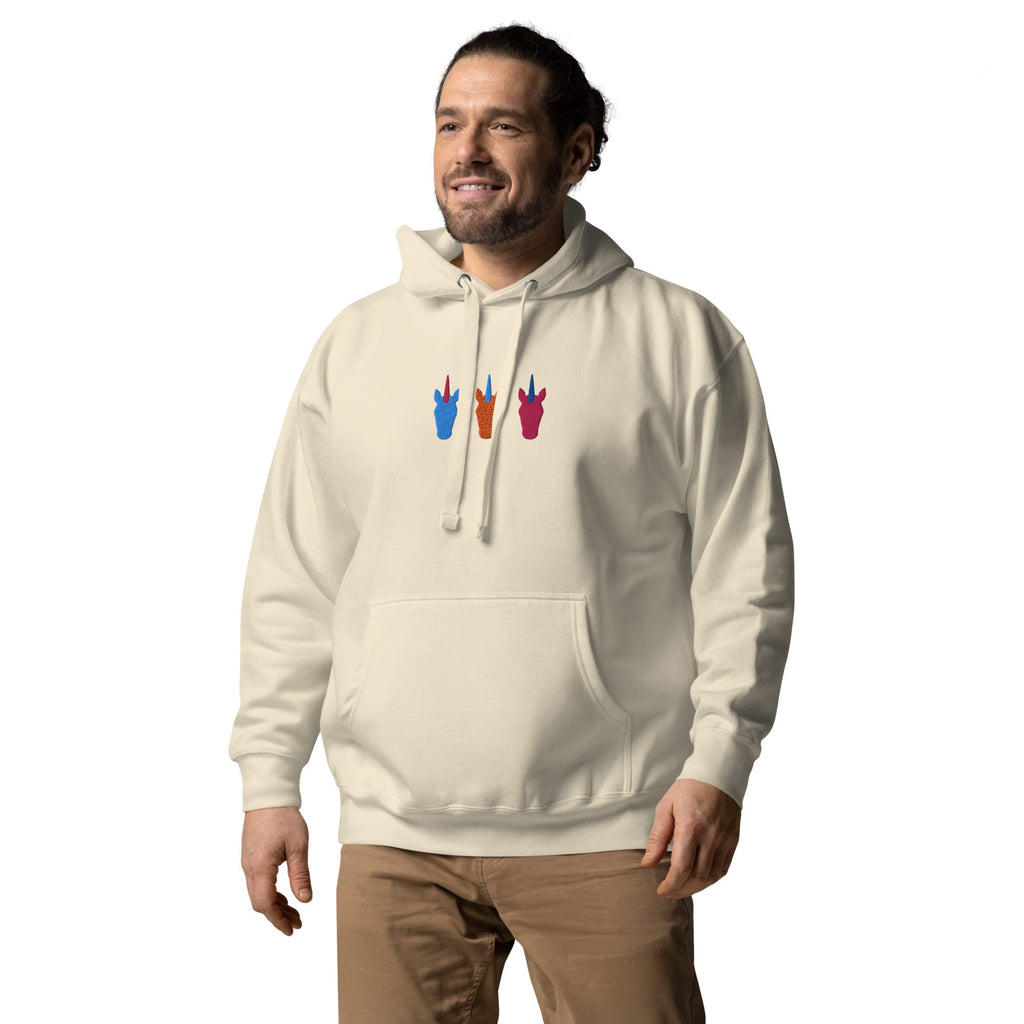 UNIQORNIA Unisex Hoodie - Three Unicorns