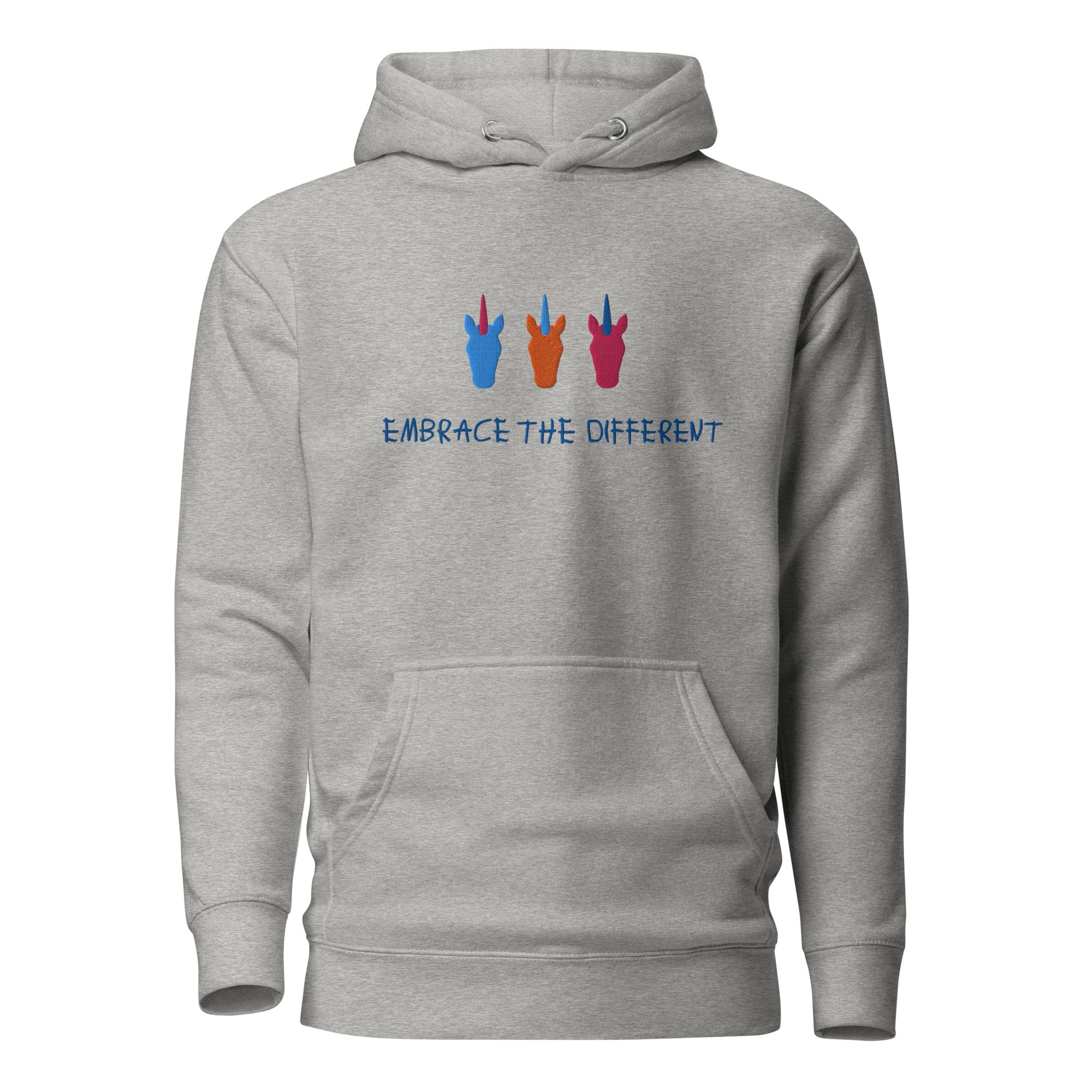 UNIQORNIA Unisex Hoodie - Unicorns Embrace the Different 6745997_10784