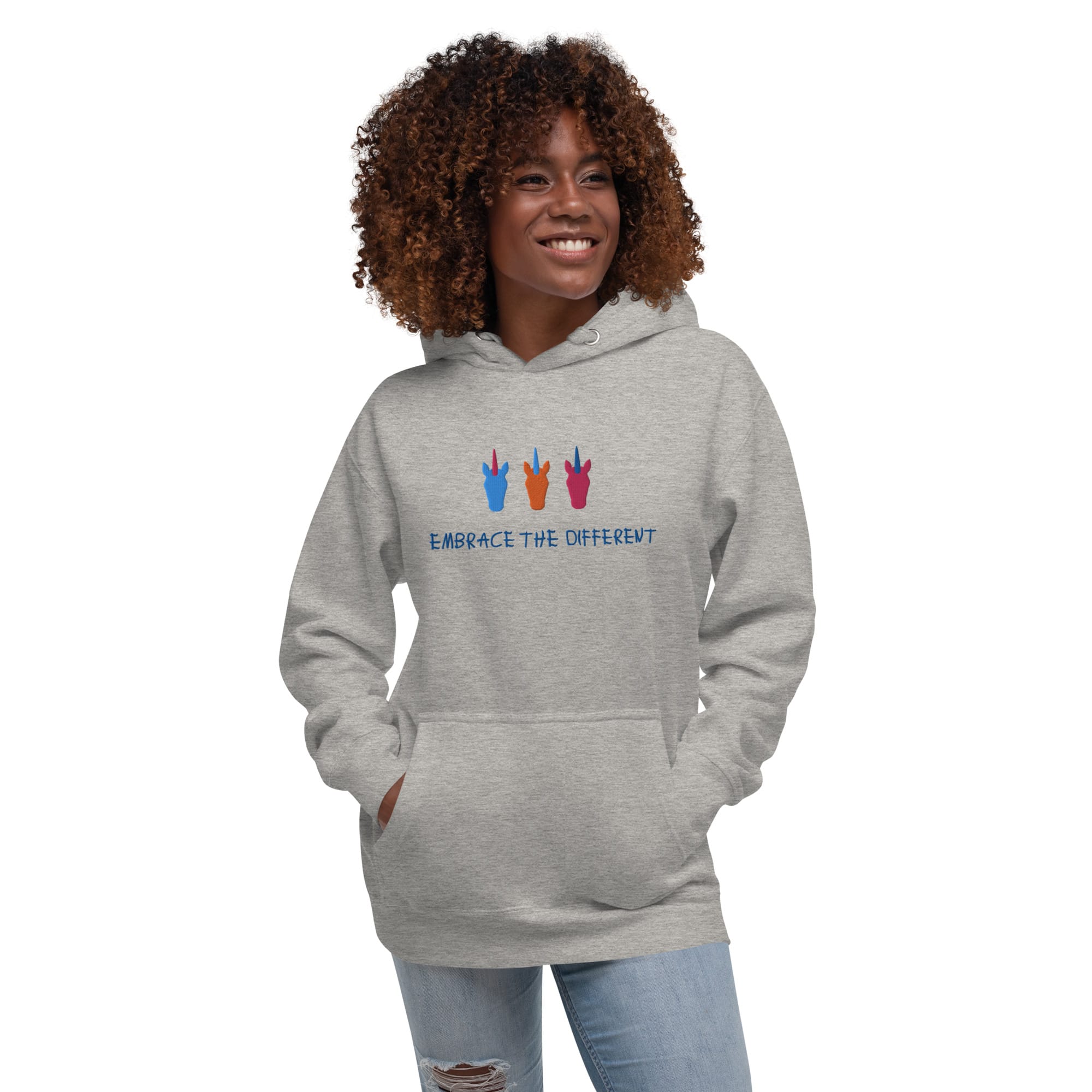 UNIQORNIA Unisex Hoodie - Unicorns Embrace the Different