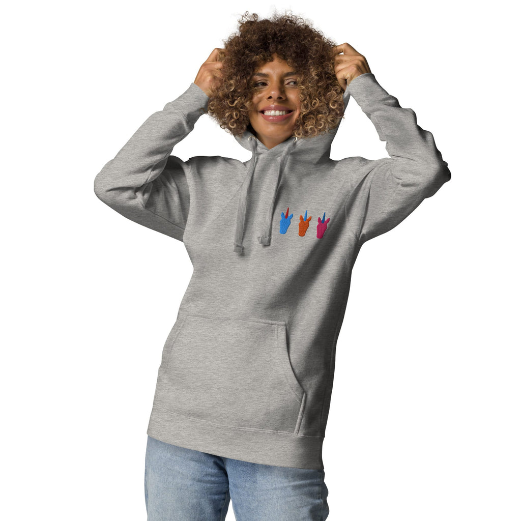 UNIQORNIA Unisex Hoodie - Three Unicorns