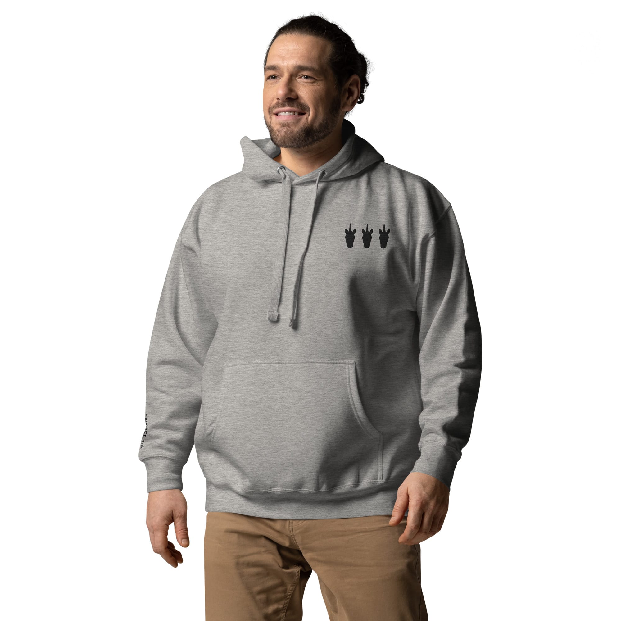 UNIQORNIA Unisex Hoodie - Three Dark Unicorns