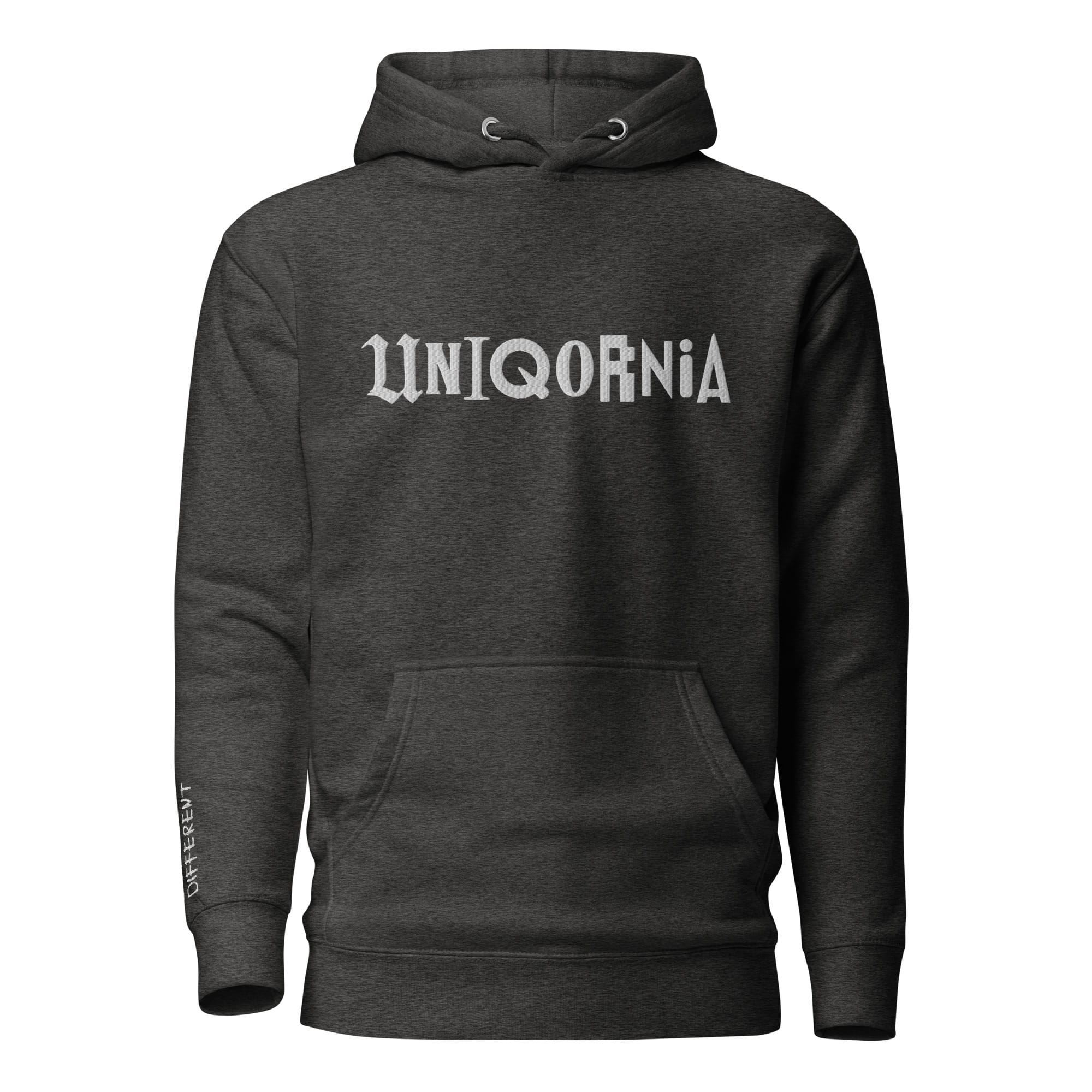 UNIQORNIA Unisex Hoodie - Uniqornia Wordmark White 7000842_11481