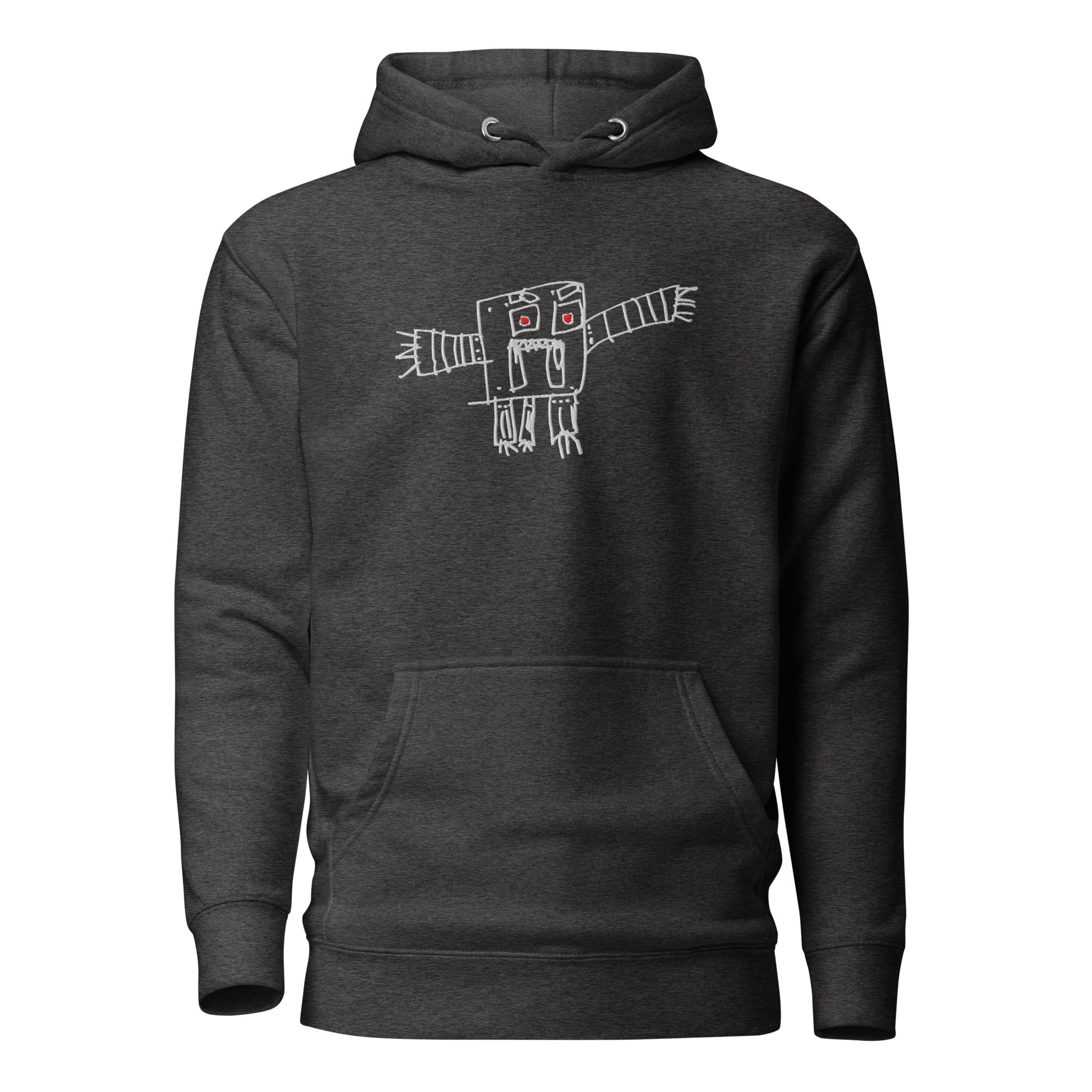 UNIQORNIA Unisex Hoodie - White robot 1337809_11481