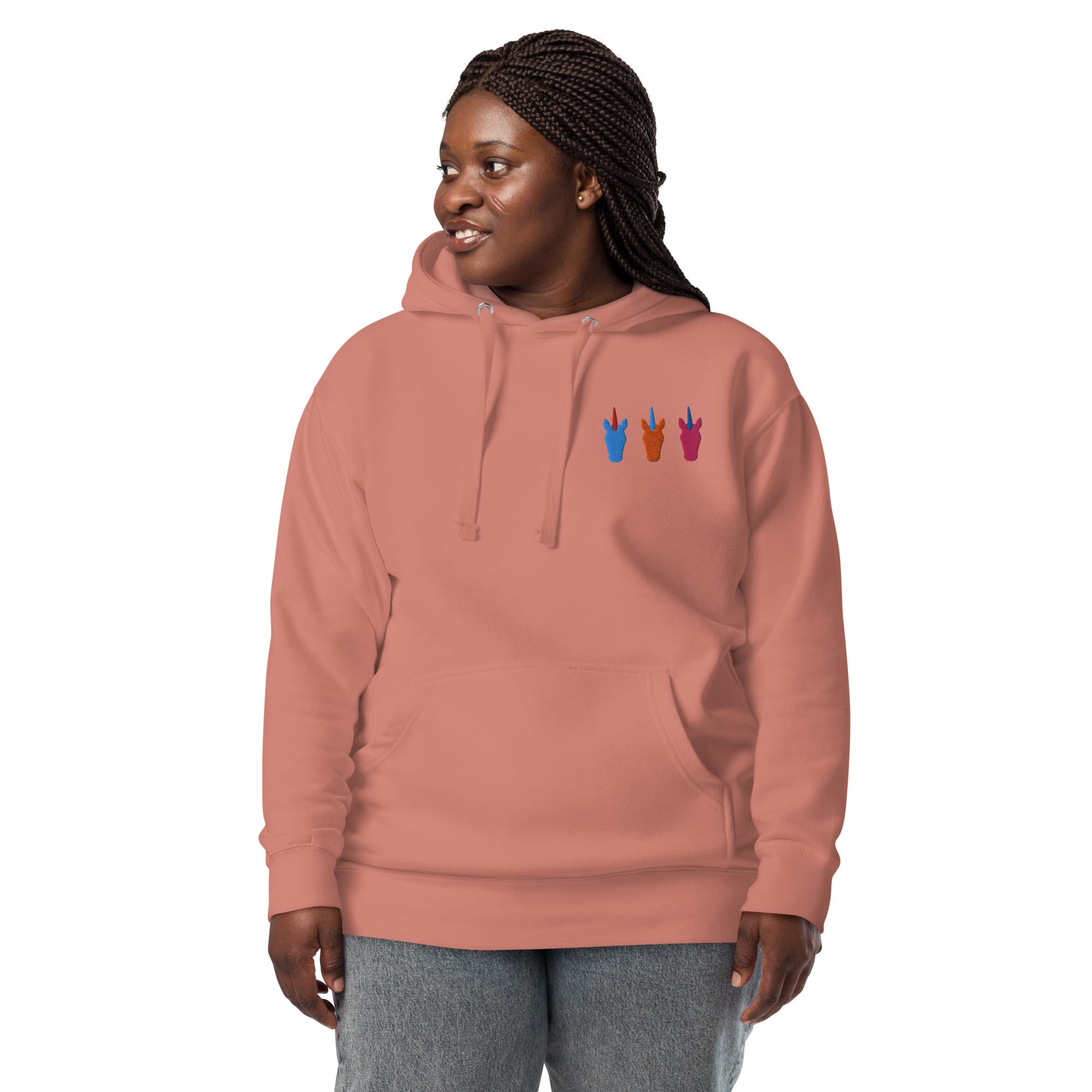 UNIQORNIA Unisex Hoodie - Three Unicorns