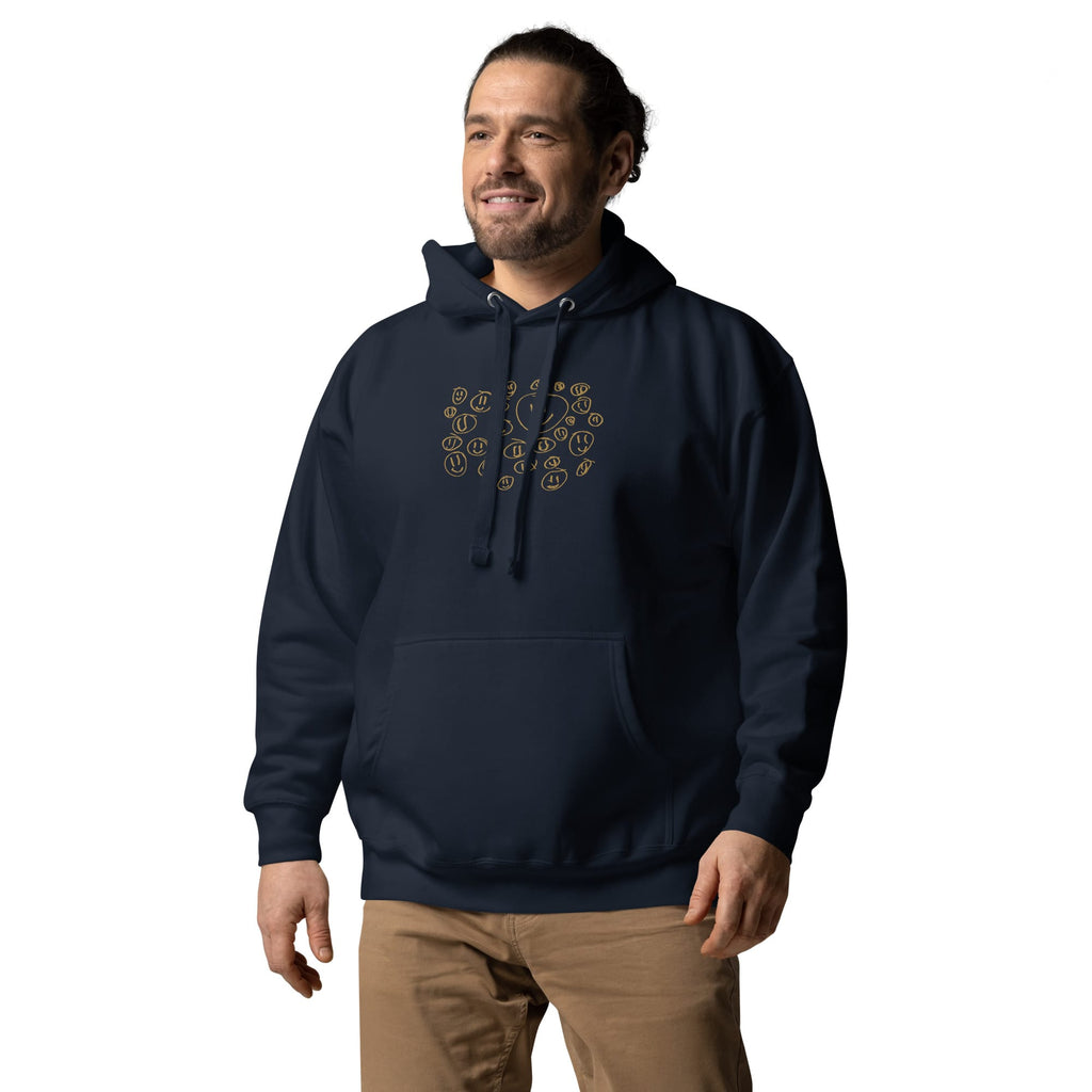 UNIQORNIA Unisex Hoodie - Golden Smileys