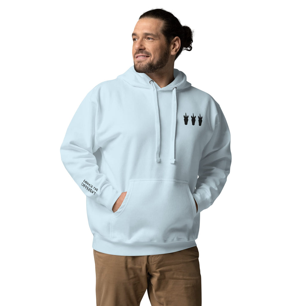 UNIQORNIA Unisex Hoodie - Three Dark Unicorns
