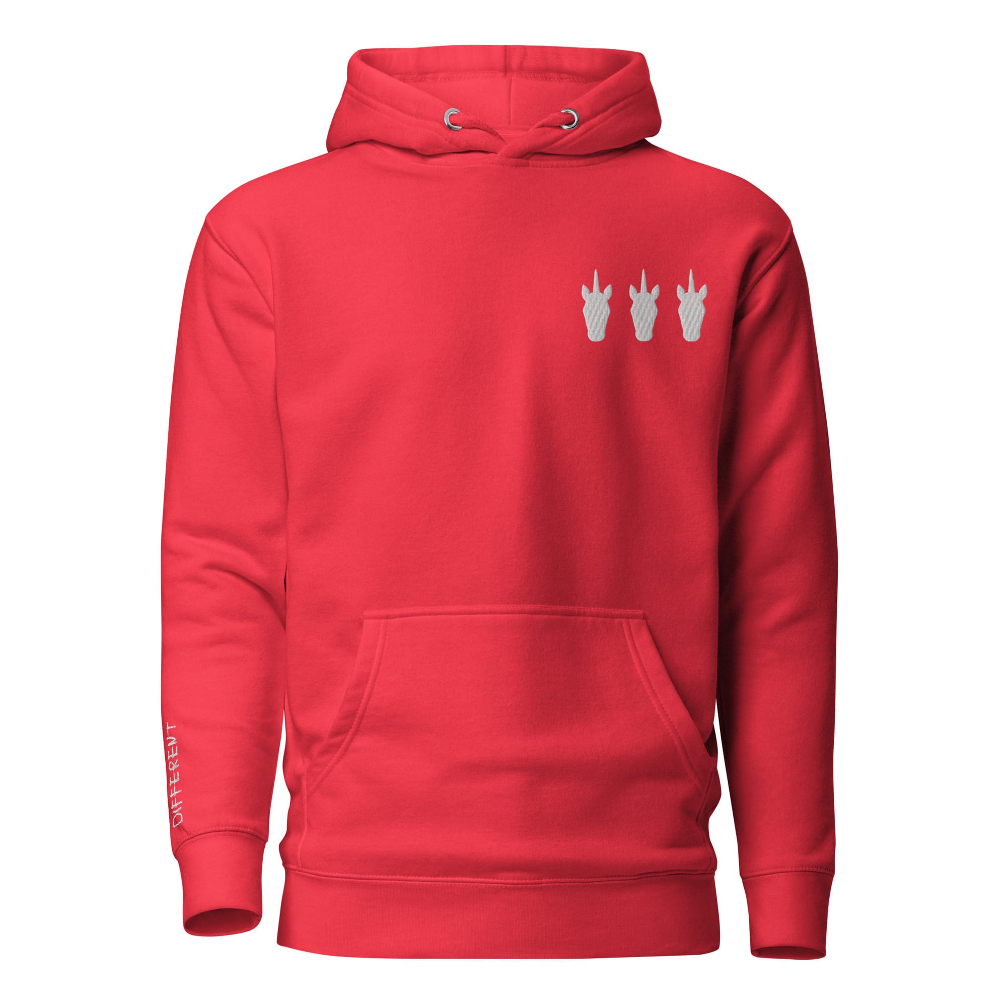 UNIQORNIA Unisex Hoodie - Three White Unicorns 5574271_20278