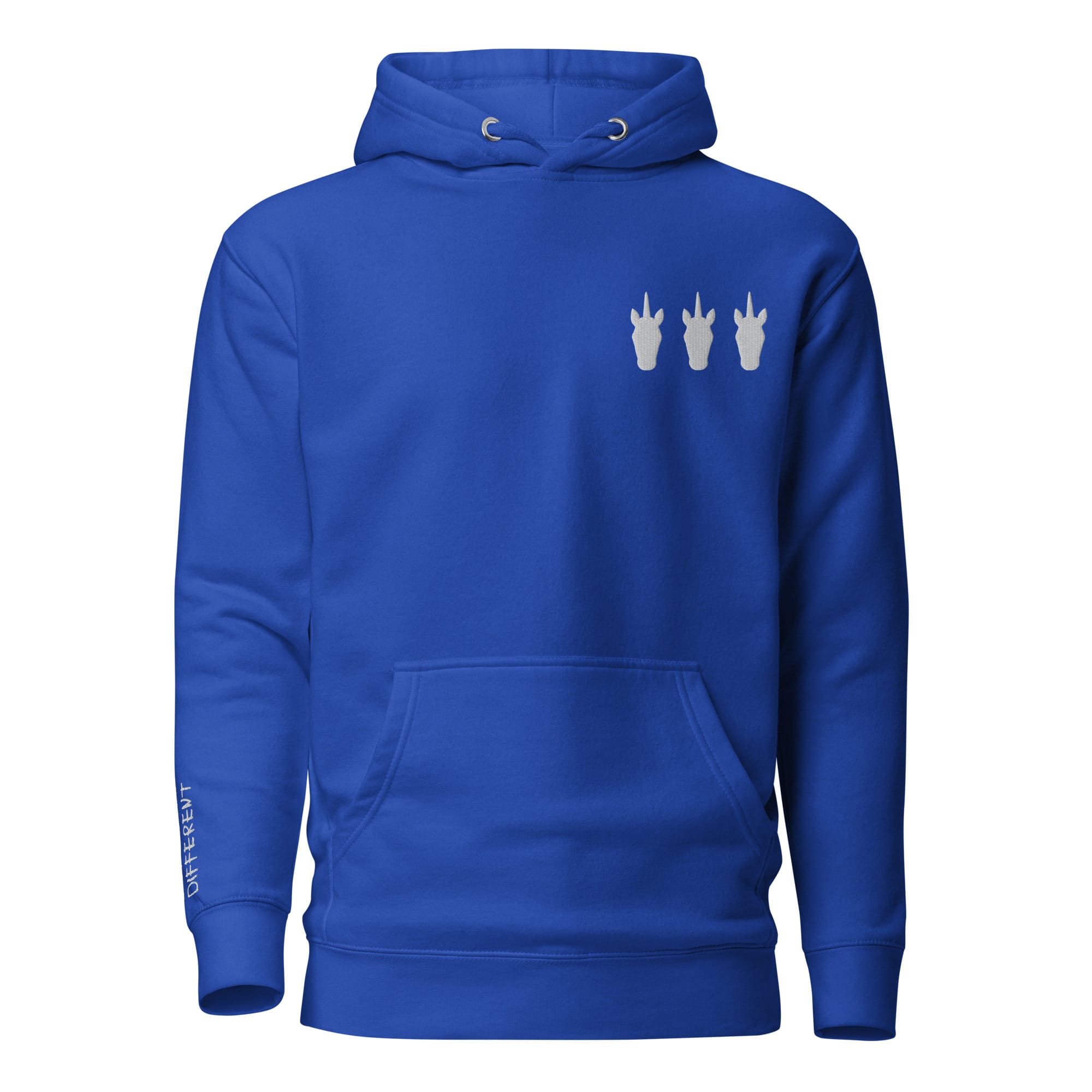 UNIQORNIA Unisex Hoodie - Three White Unicorns 5574271_13905