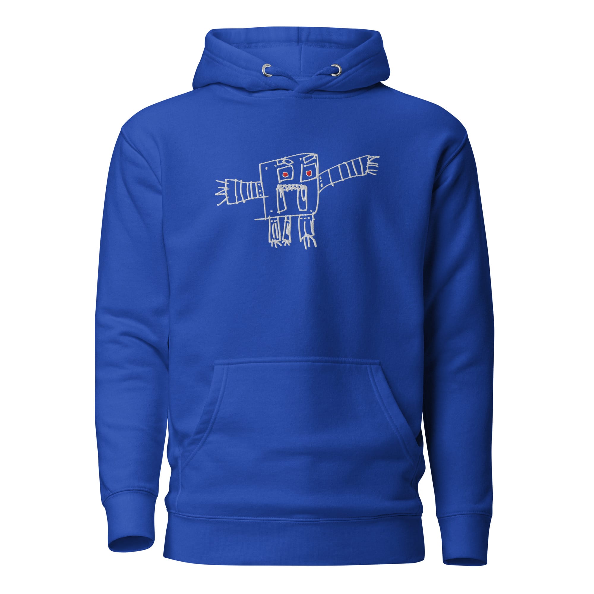 UNIQORNIA Unisex Hoodie - White robot 1337809_13905