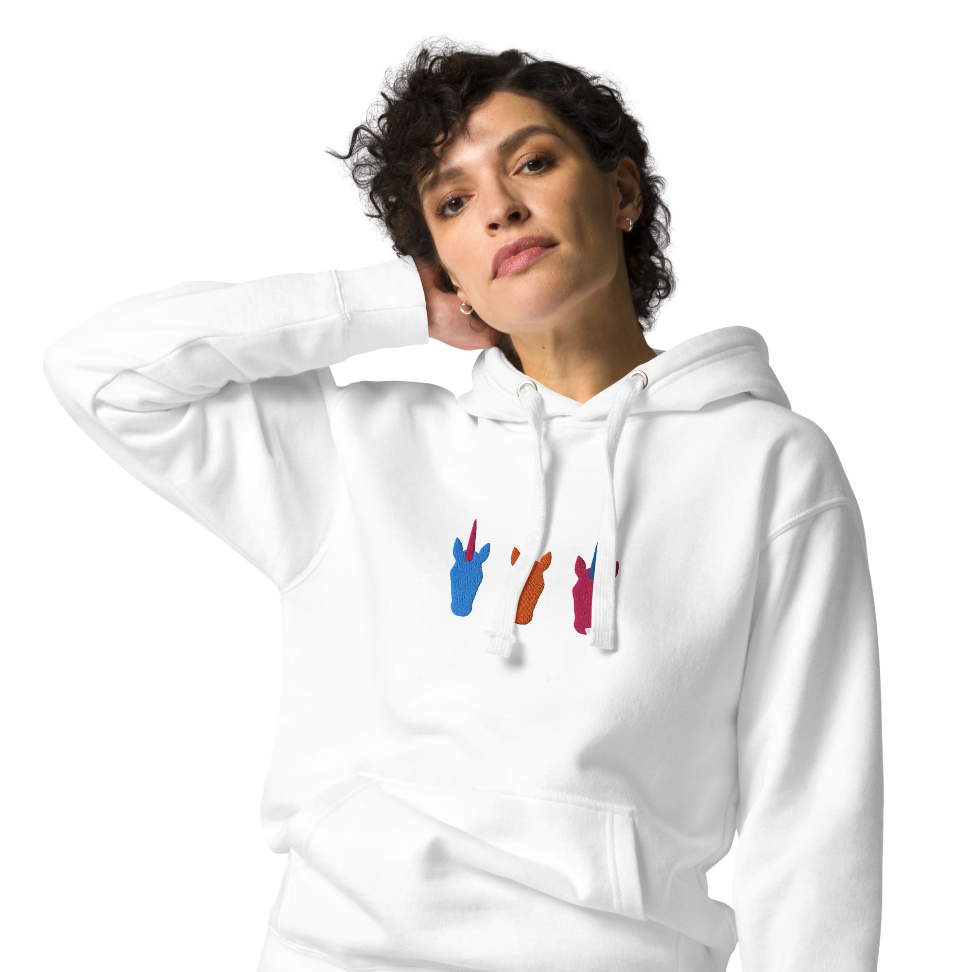 UNIQORNIA Unisex Hoodie - Three Unicorns