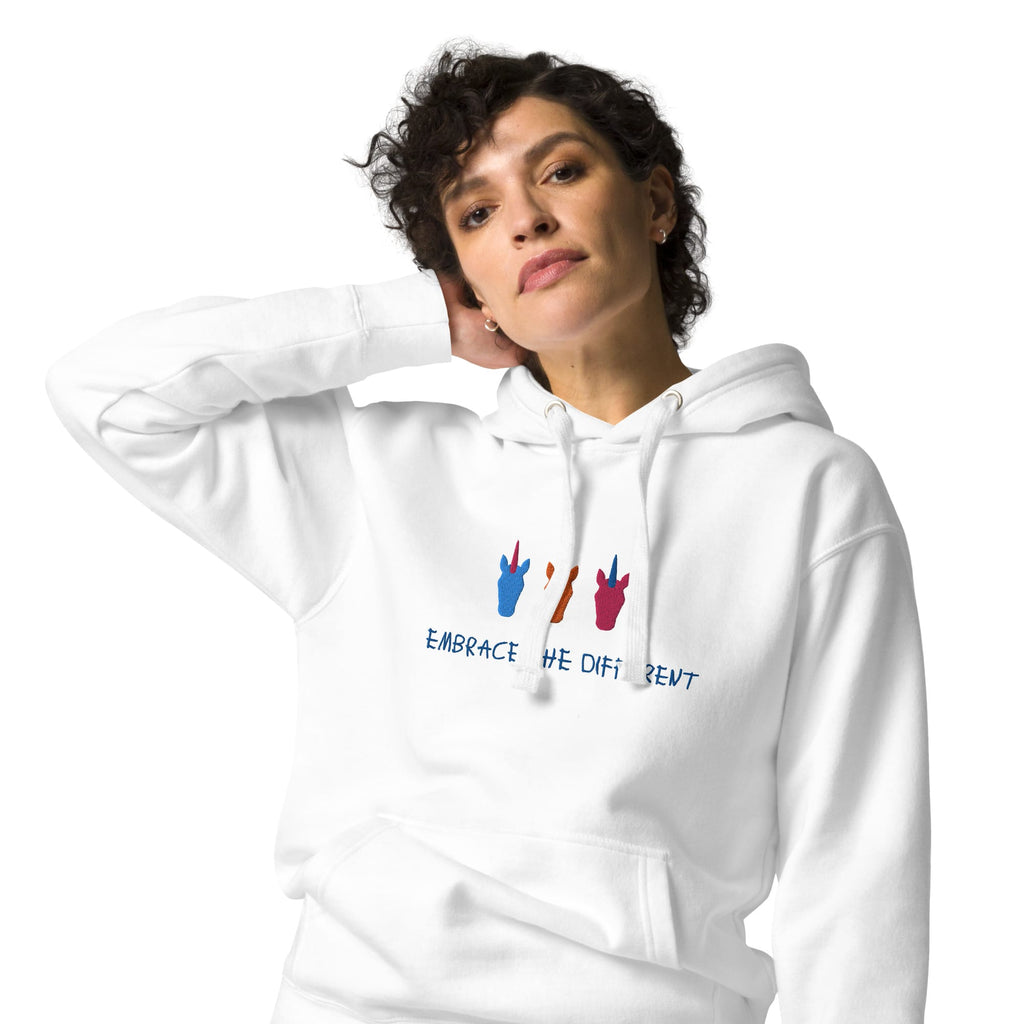 UNIQORNIA Unisex Hoodie - Unicorns Embrace the Different