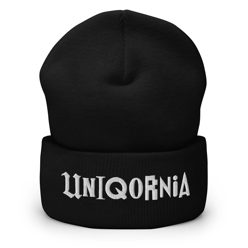 UNIQORNIA Cuffed Beanie - Uniqornia Wordmark White 4690575_8936