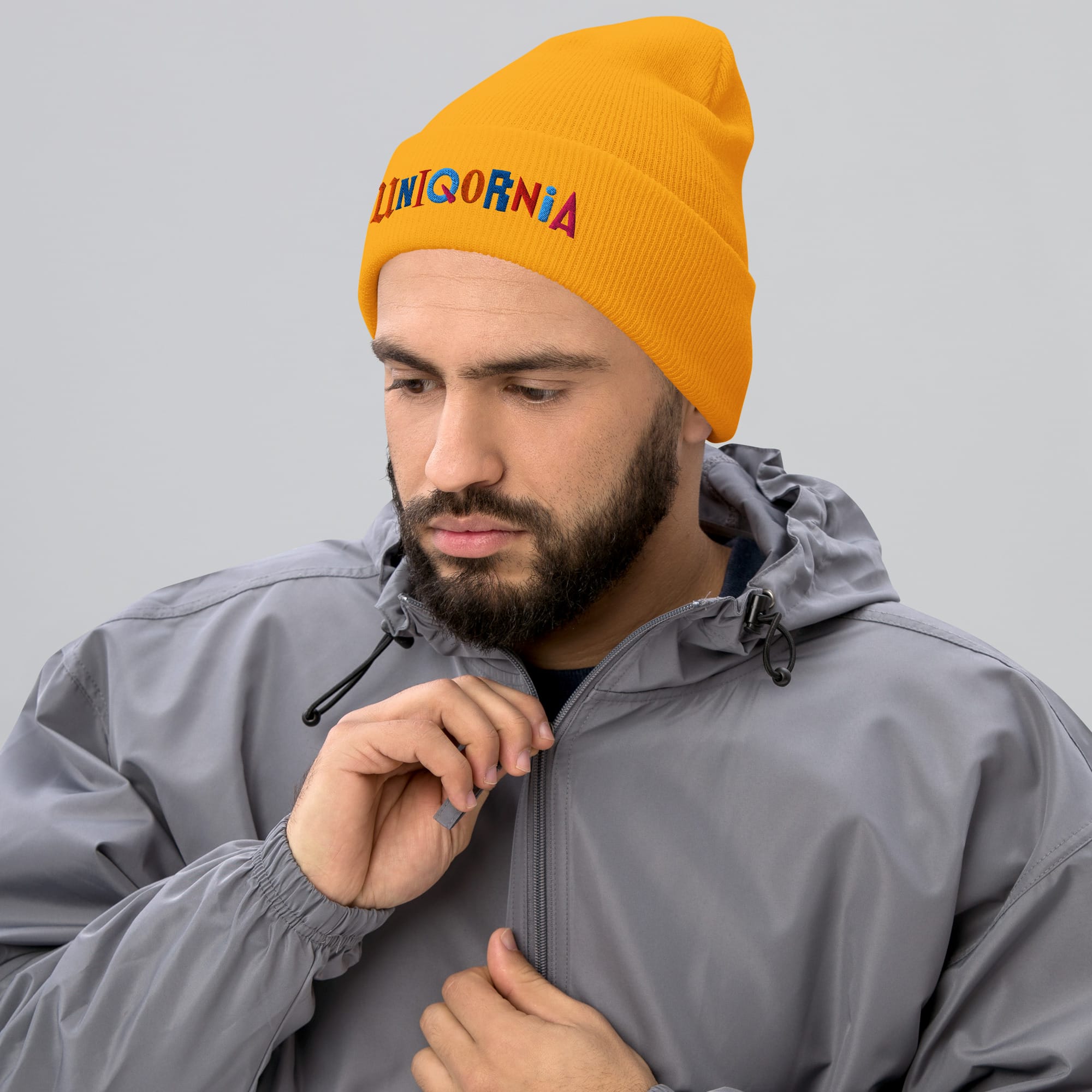 UNIQORNIA Cuffed Beanie - Uniqornia Wordmark