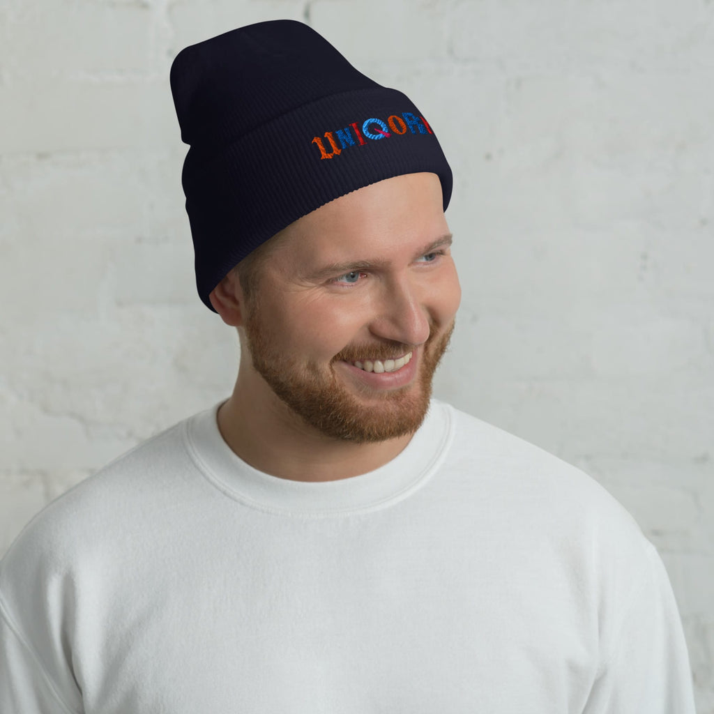 UNIQORNIA Cuffed Beanie - Uniqornia Wordmark