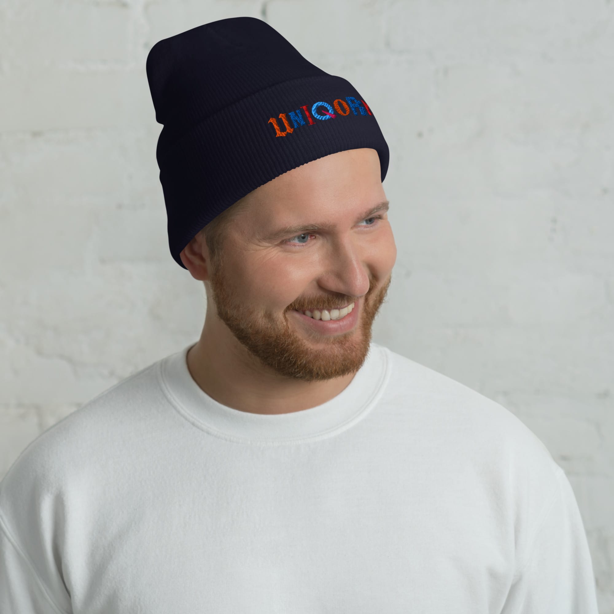 UNIQORNIA Cuffed Beanie - Uniqornia Wordmark