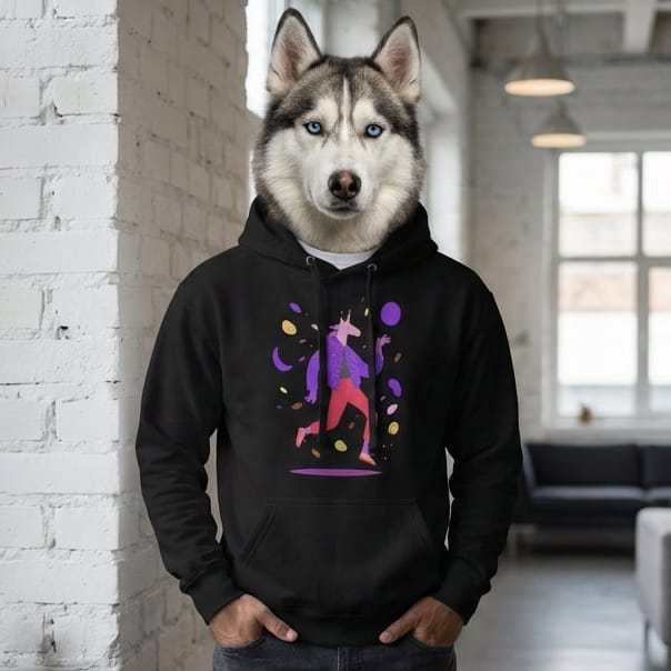 UNIQORNIA Unisex Hoodie - Spin Dancer