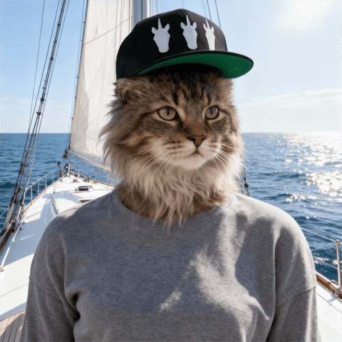 UNIQORNIA Snapback Hat - Three White Unicorns