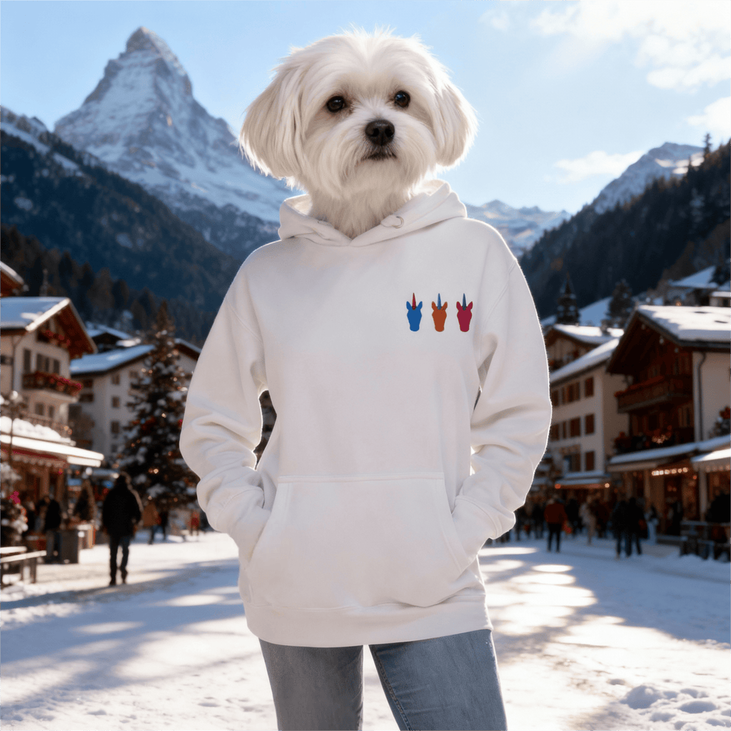 UNIQORNIA Unisex Hoodie - Three Unicorns