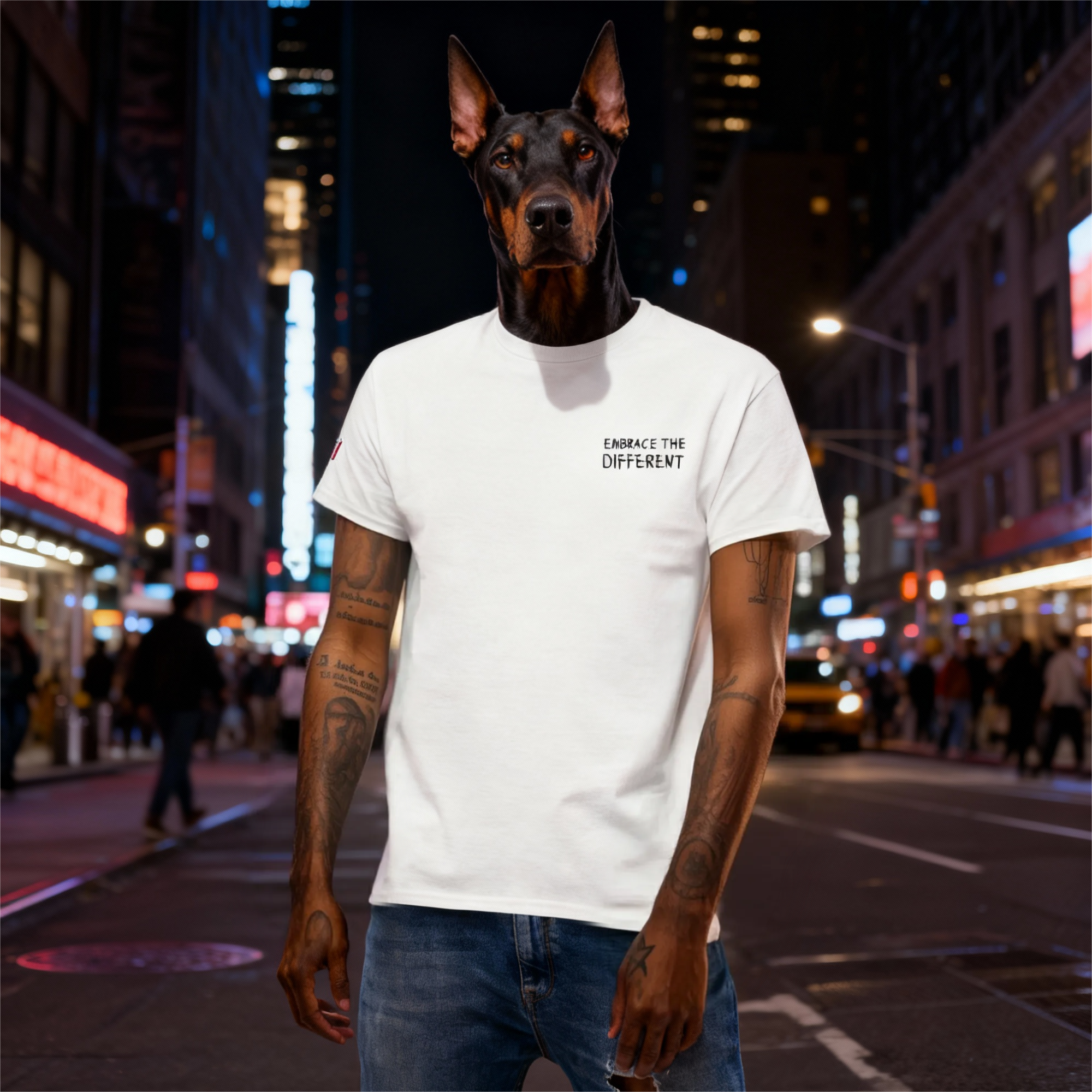 Unisex klasisks T-krekls - Embrace The Different