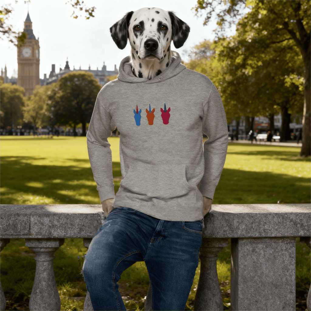 UNIQORNIA Unisex Hoodie - Three Unicorns