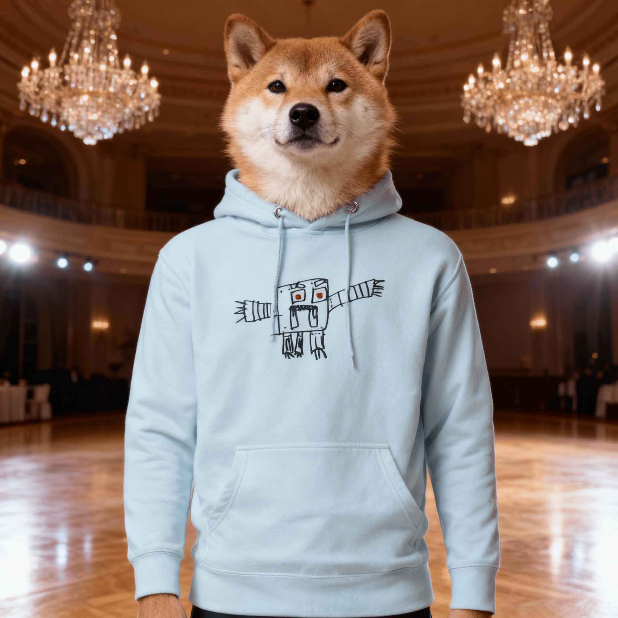 UNIQORNIA Unisex Hoodie - Robot