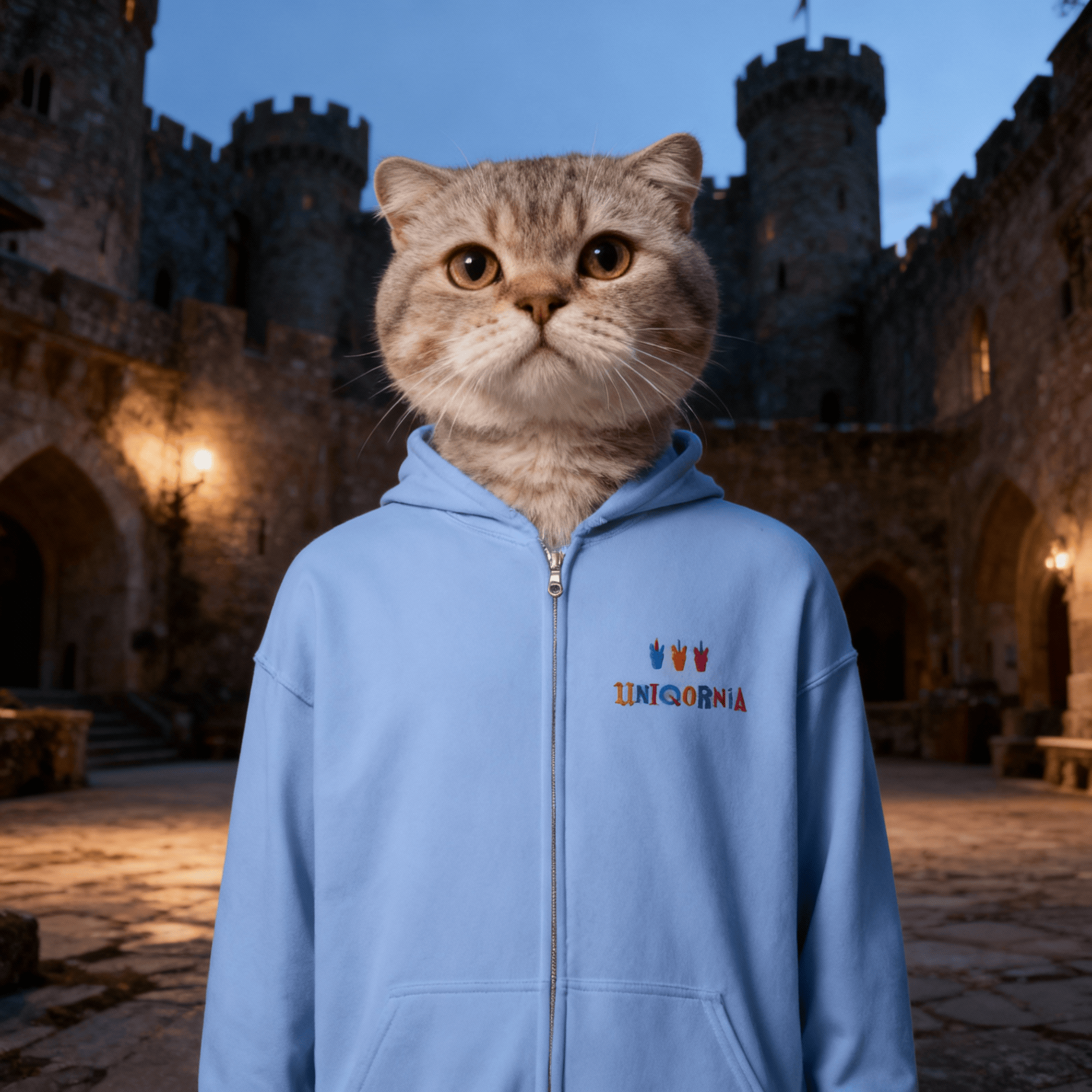 UNIQORNIA Unisex hoodie - Uniqornia Multimark