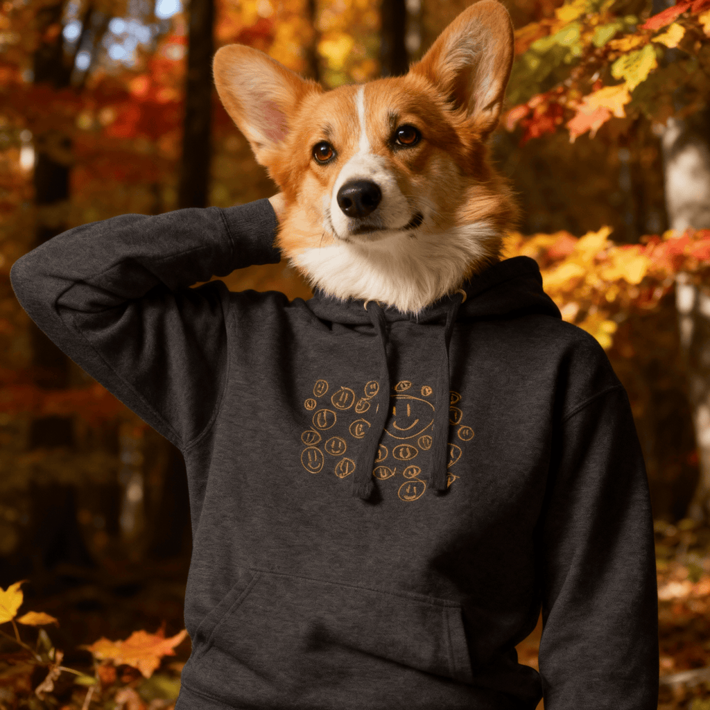 UNIQORNIA Unisex Hoodie - Golden Smileys