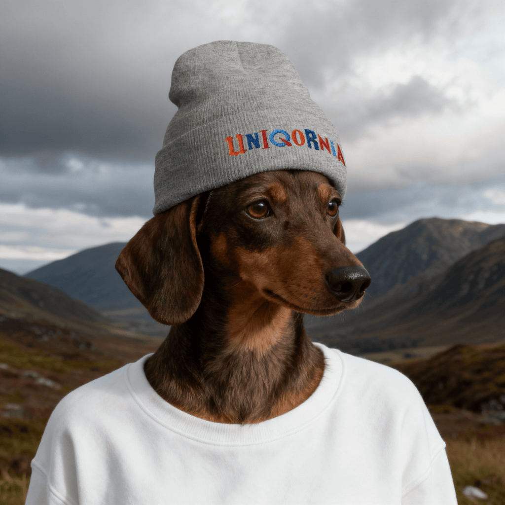 UNIQORNIA Cuffed Beanie - Uniqornia Wordmark