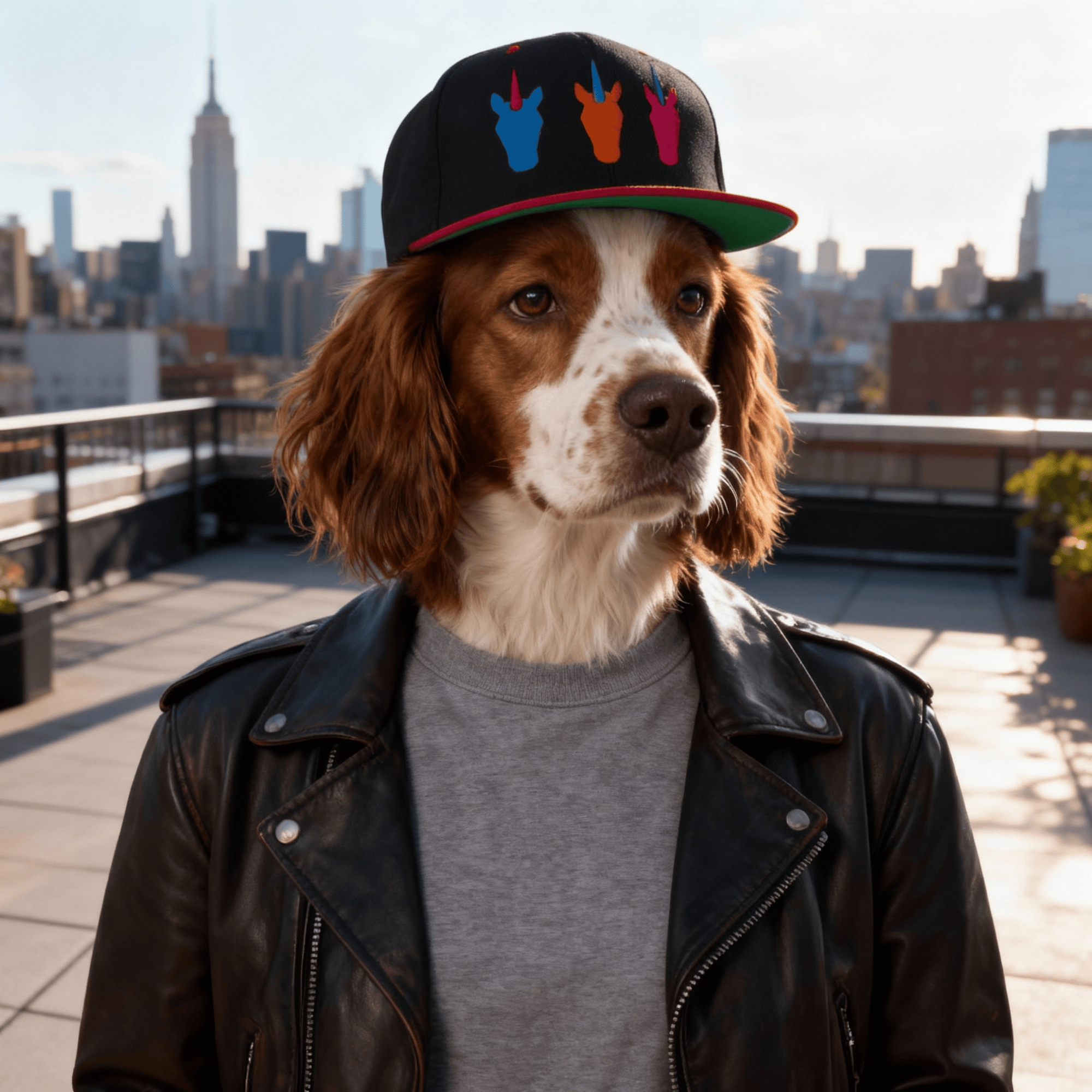 UNIQORNIA Snapback Hat - Three Unicorns