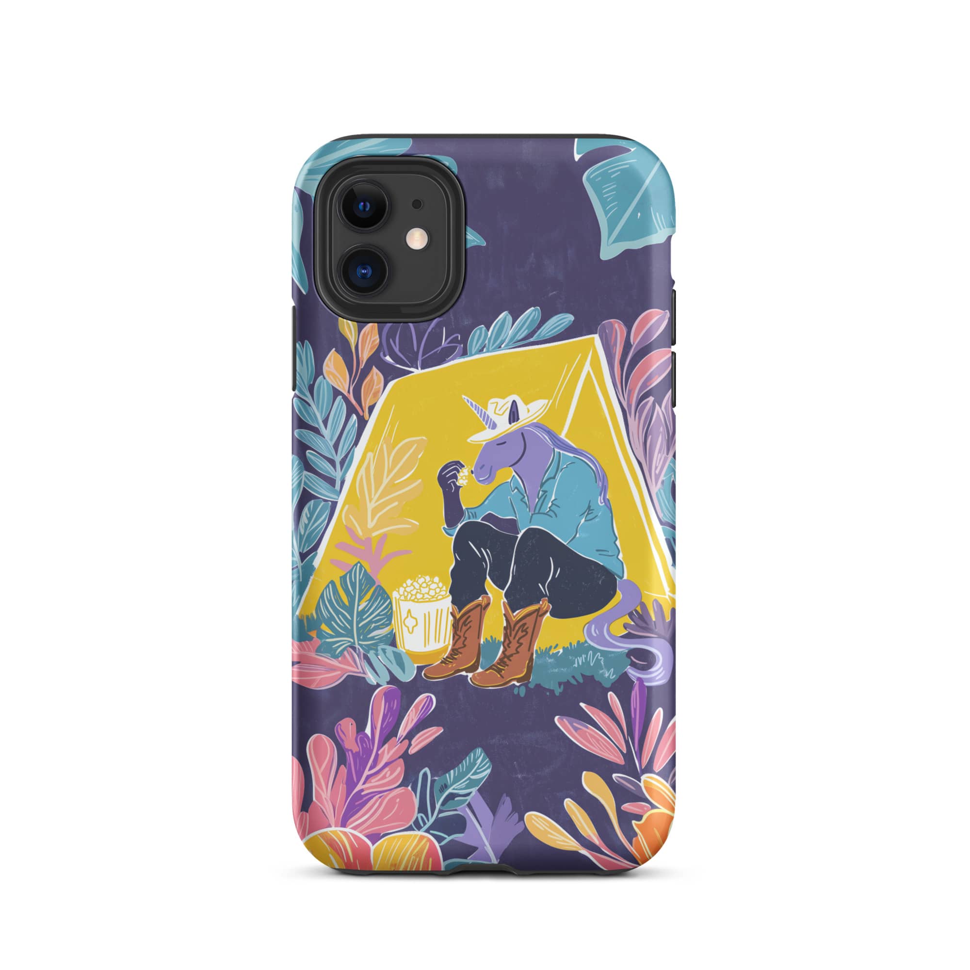UNIQORNIA Tough Case for iPhone® - Popcorn Cowboy