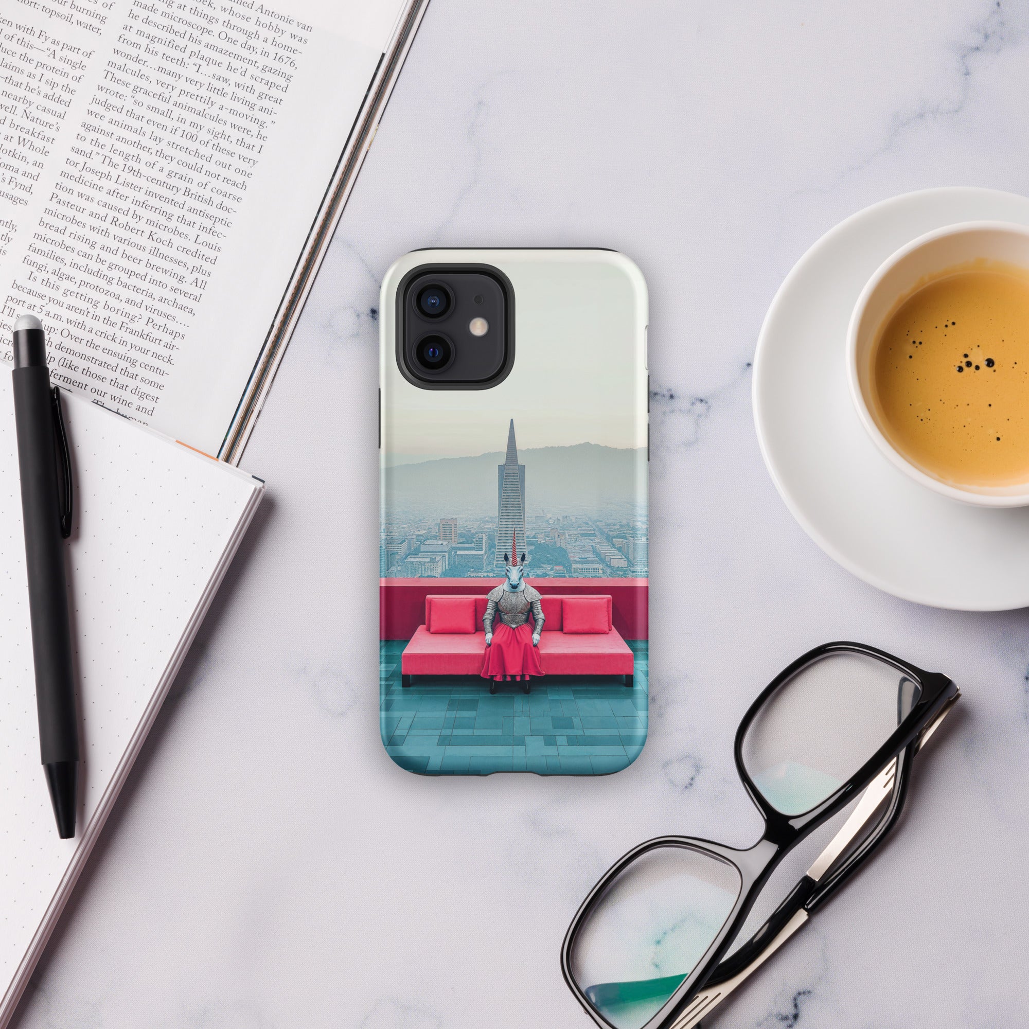 Izturīgs iPhone® maciņš — Rozā Sargs