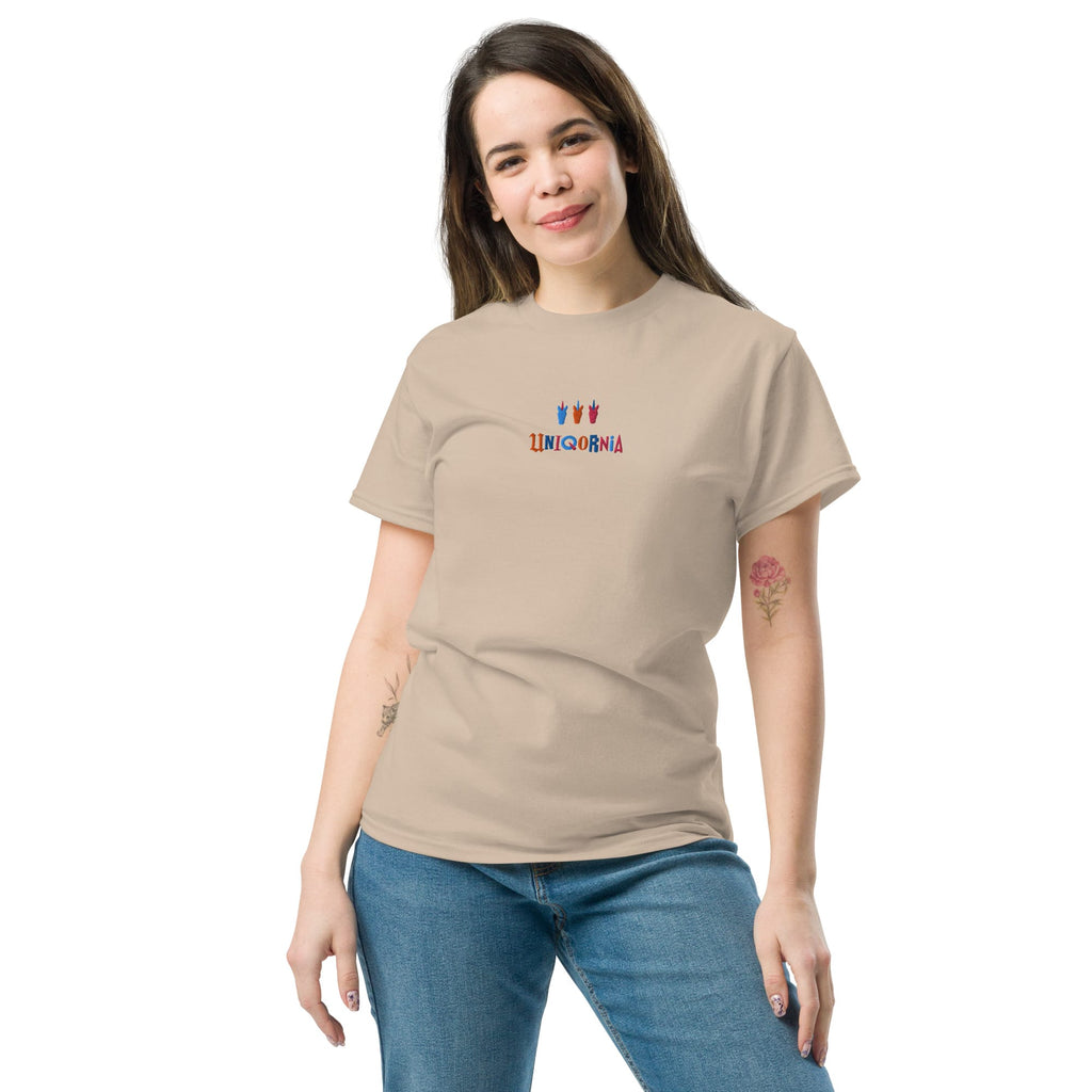 UNIQORNIA Unisex classic tee - Uniqornia Wordmark